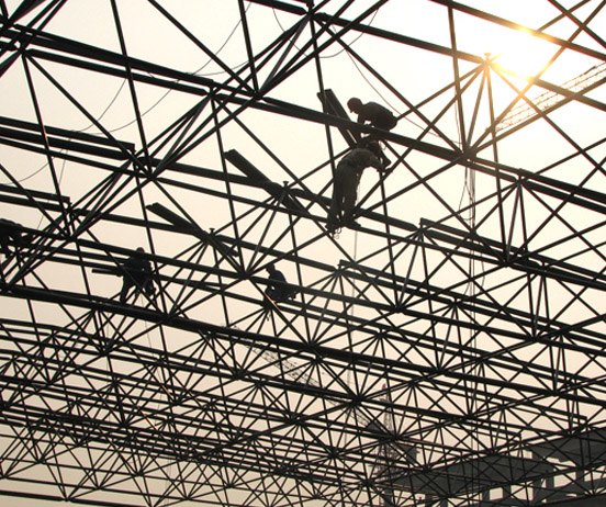 梧州厂房网架安装